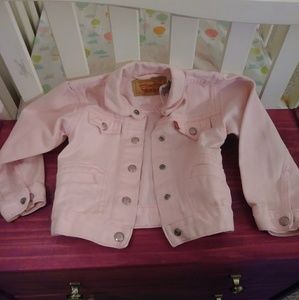 Pink jean jacket